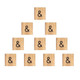 Wooden Symbols Tiles (Pack of 10)